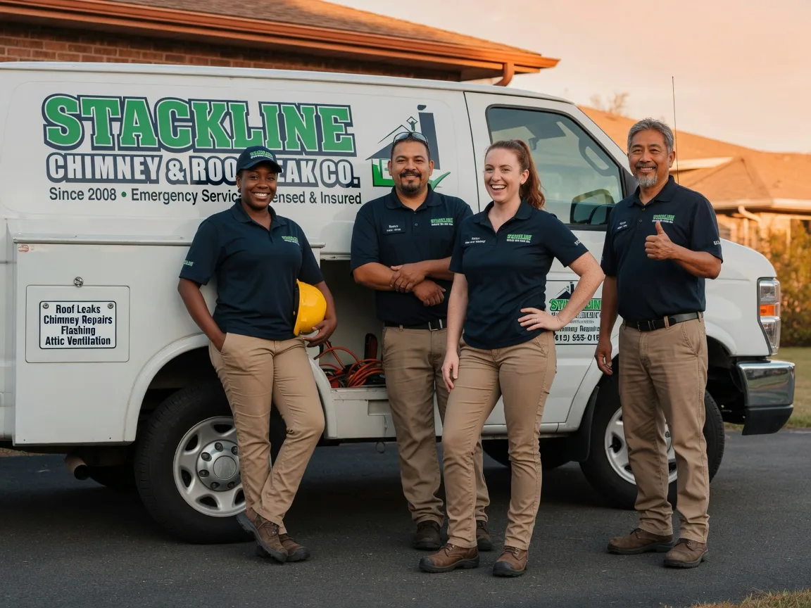 Chimney flashing repair company in Perry, OH